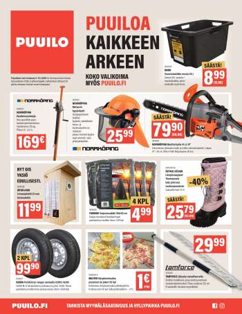 Puuilo tarjoukset  - 02.03.2026 - 15.03.2026.