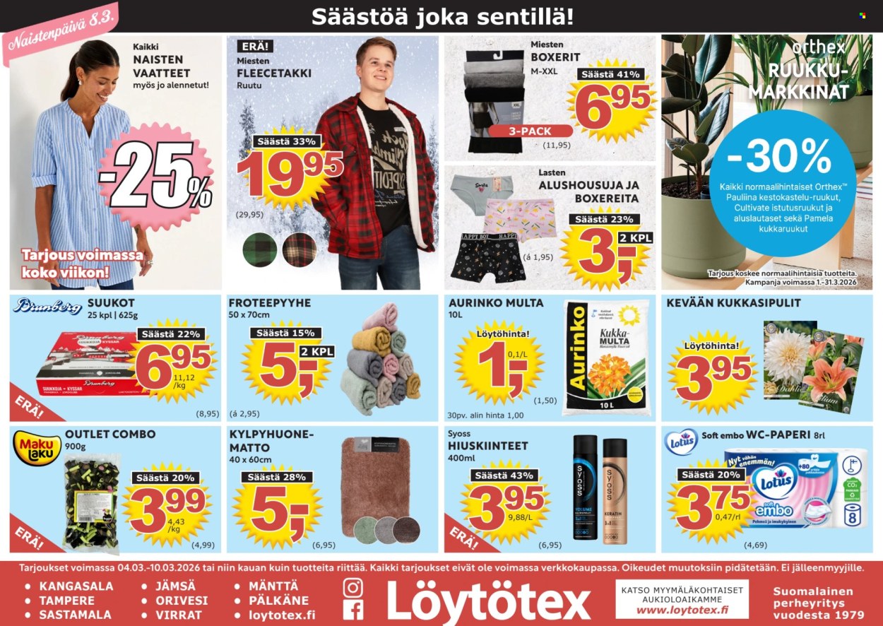 Löytötex tarjoukset - 04.03.2026 - 10.03.2026. Sivu 1