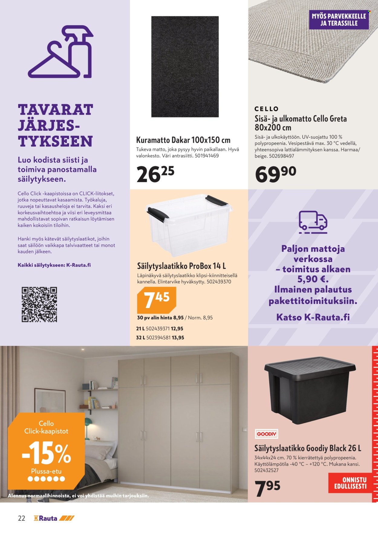 K-Rauta tarjoukset - 04.03.2026 - 17.03.2026. Sivu 22