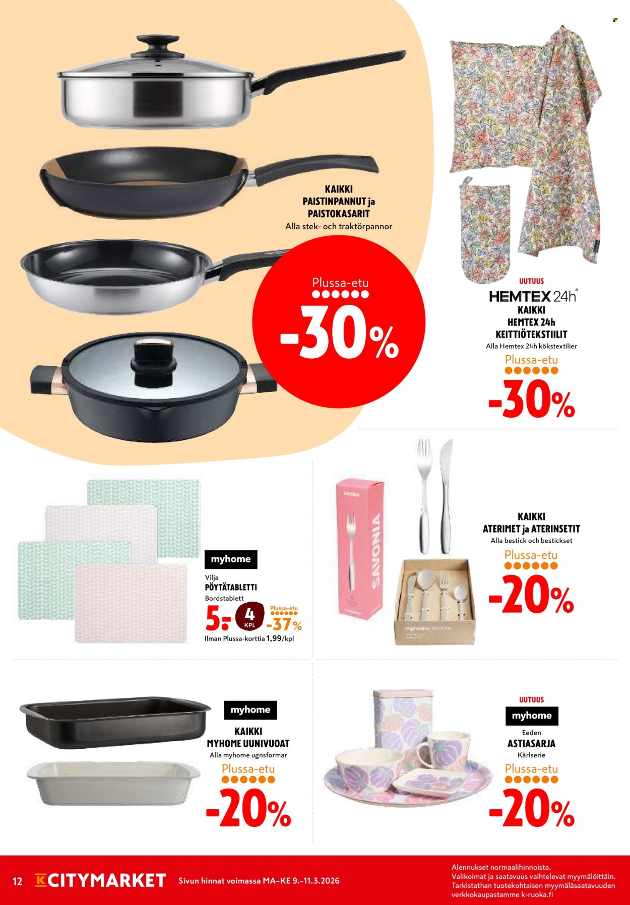 K-citymarket tarjoukset - 09.03.2026 - 11.03.2026. Sivu 12