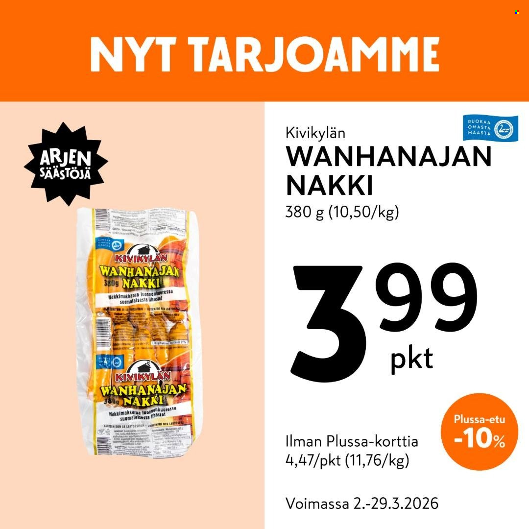 K-market tarjoukset - 02.03.2026 - 29.03.2026. Sivu 9