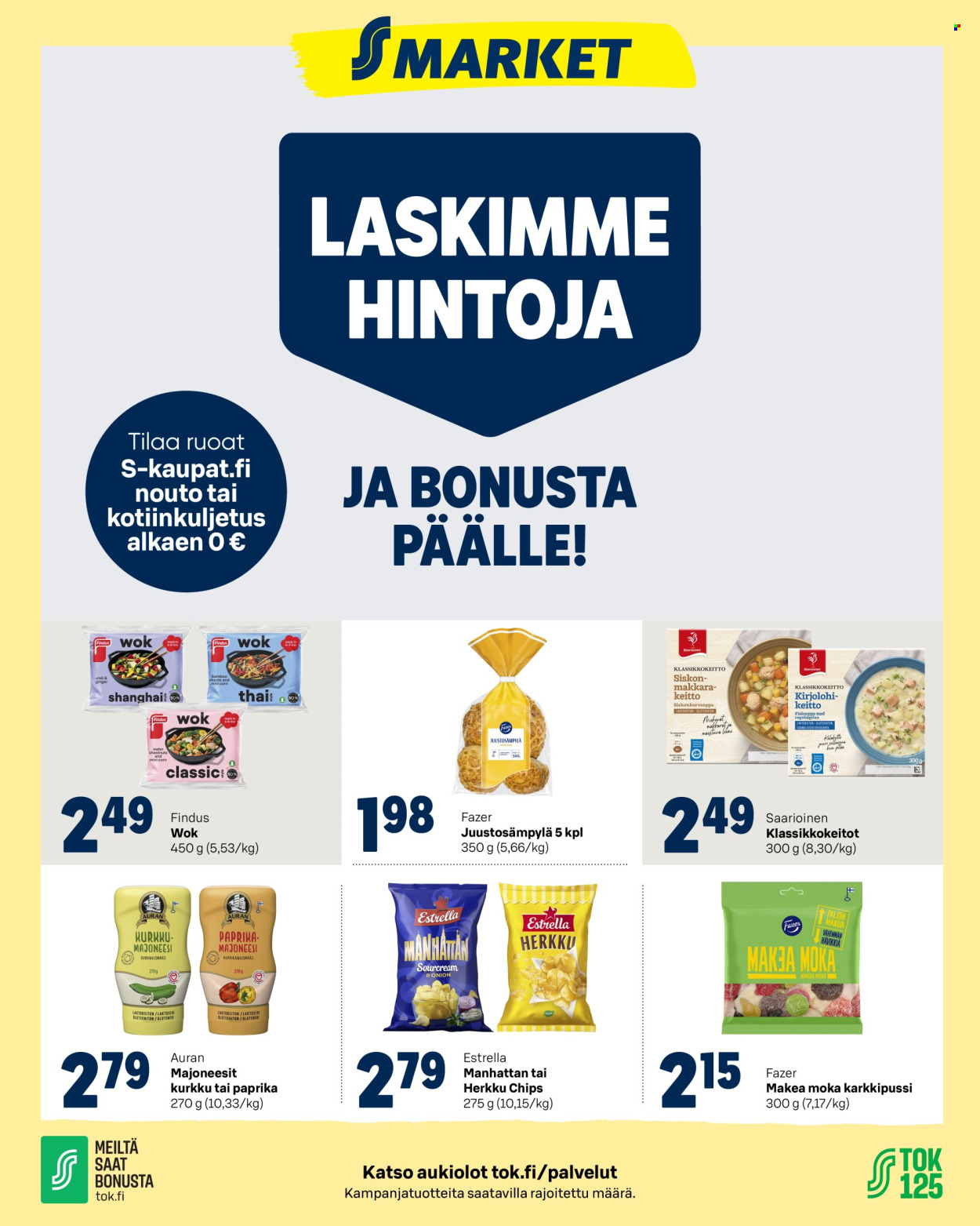 S-market tarjoukset. Sivu 1