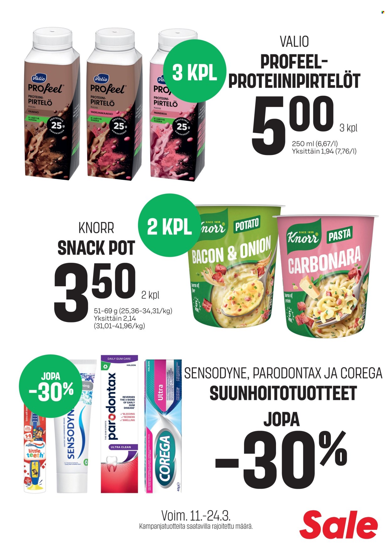 Sale tarjoukset - 11.03.2026 - 24.03.2026. Sivu 1