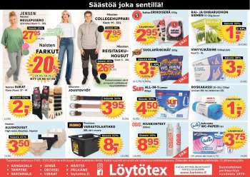 Löytötex tarjoukset  - 11.03.2026 - 17.03.2026.