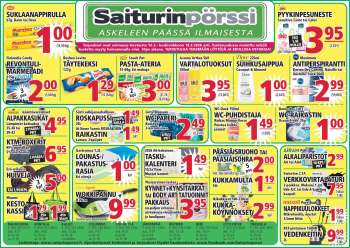 Saiturinpörssi tarjoukset  - 12.03.2026 - 18.03.2026.