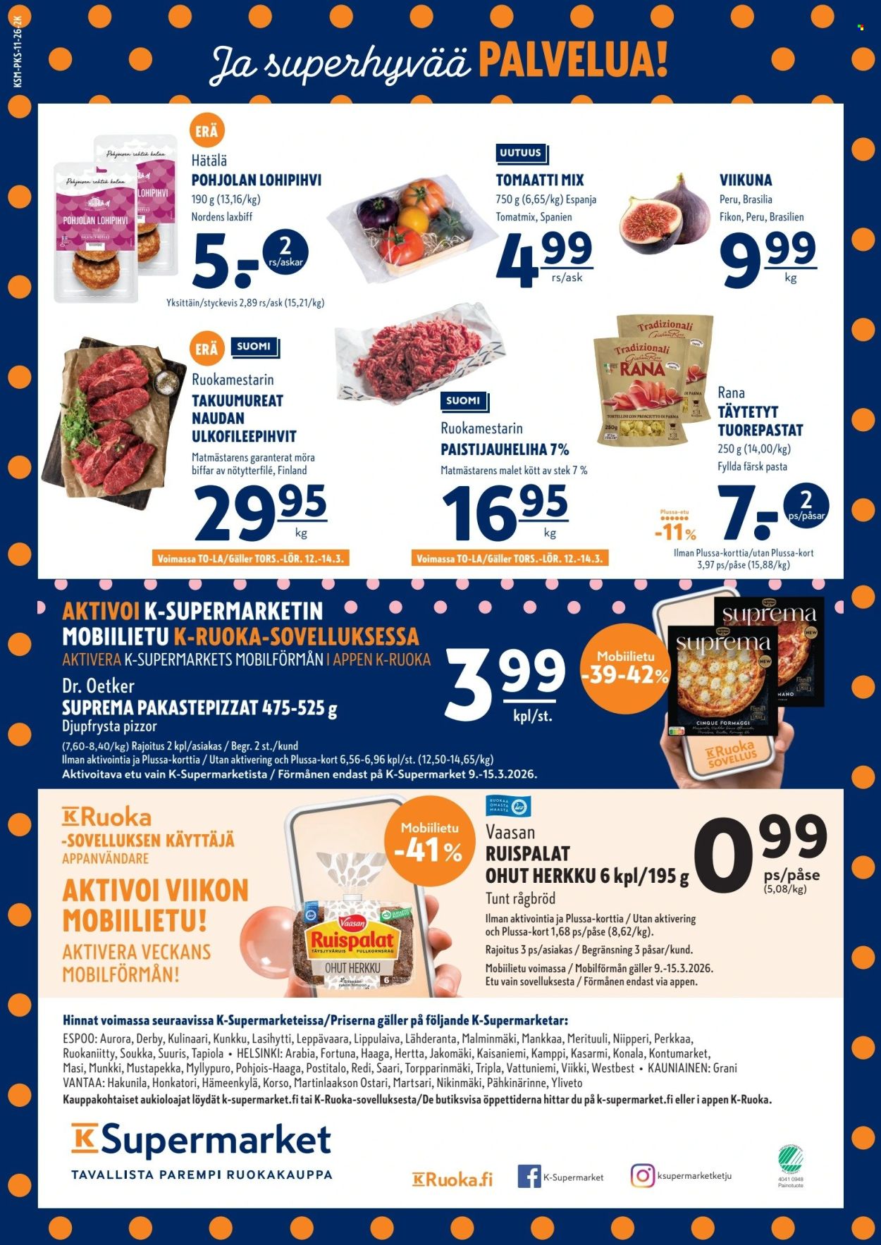 K-Supermarket tarjoukset - 12.03.2026 - 15.03.2026. Sivu 4