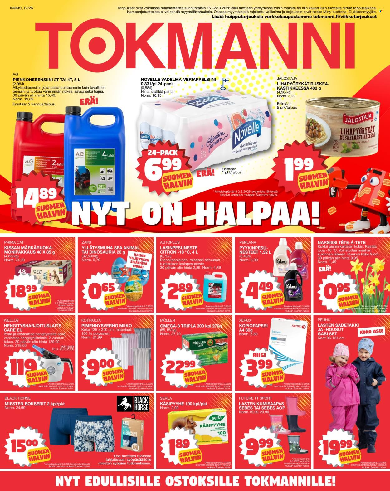 Tokmanni tarjoukset - 16.03.2026 - 22.03.2026. Sivu 1