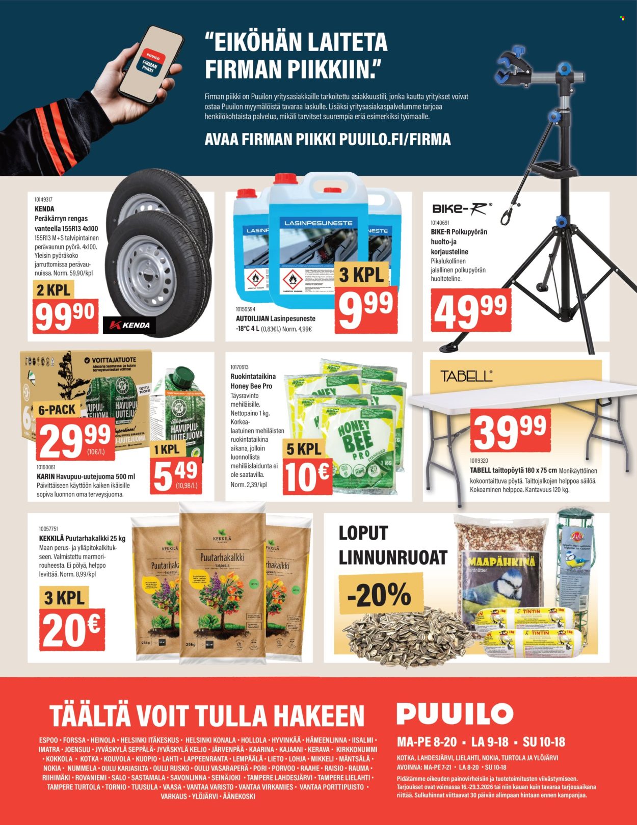 Puuilo tarjoukset - 16.03.2026 - 29.03.2026. Sivu 16