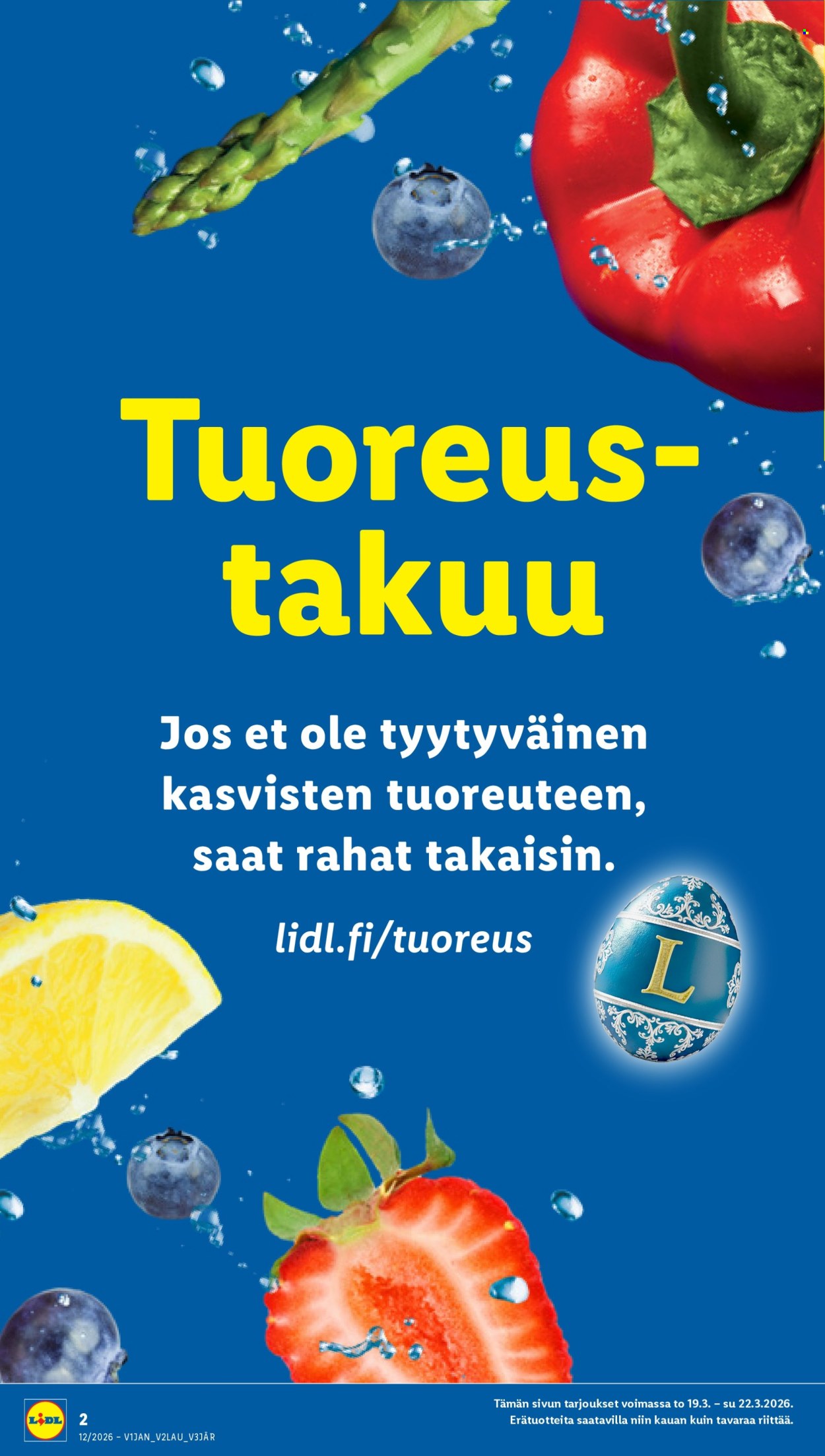 Lidl tarjoukset - 19.03.2026 - 25.03.2026. Sivu 2