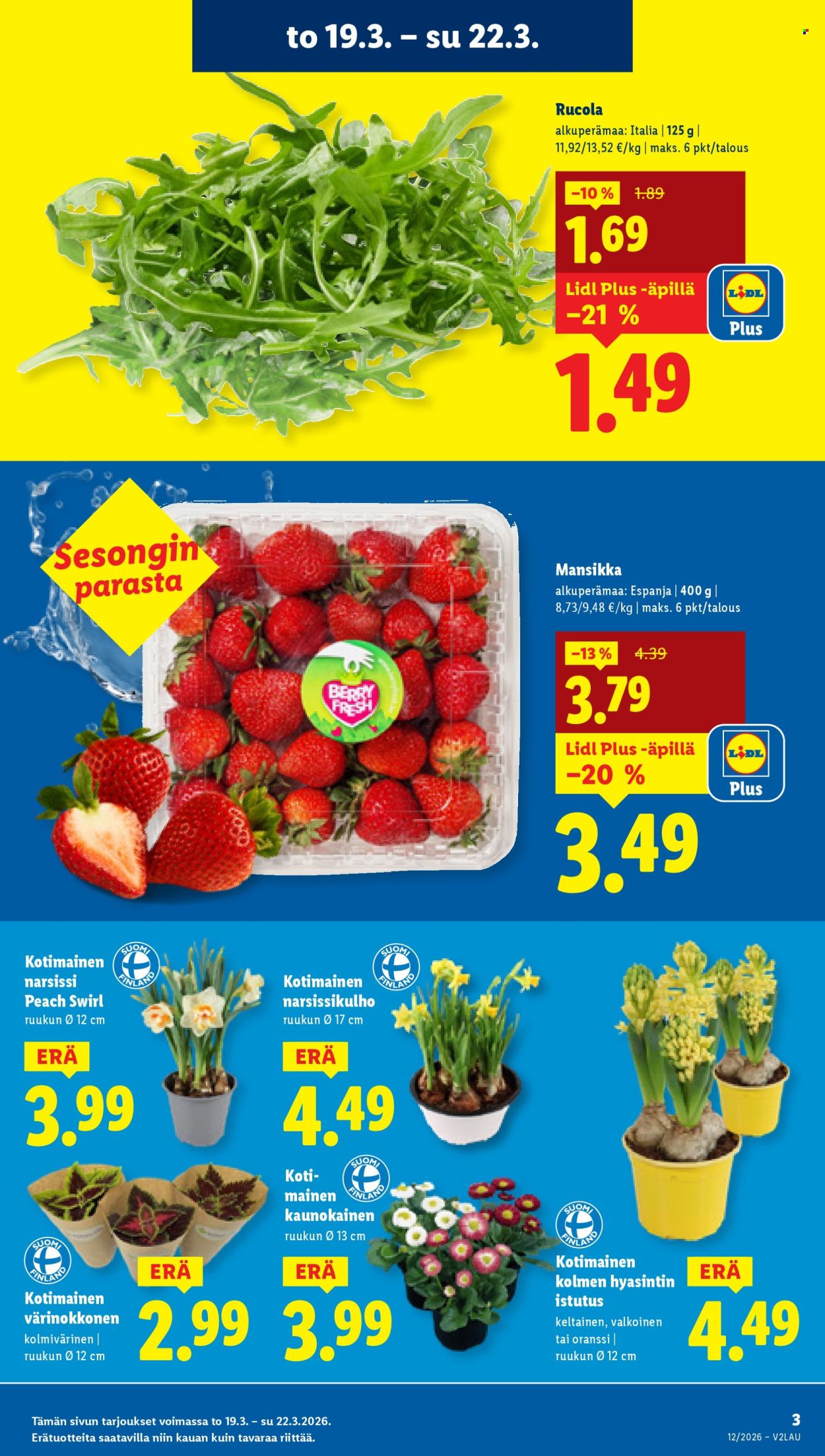 Lidl tarjoukset - 19.03.2026 - 25.03.2026. Sivu 3