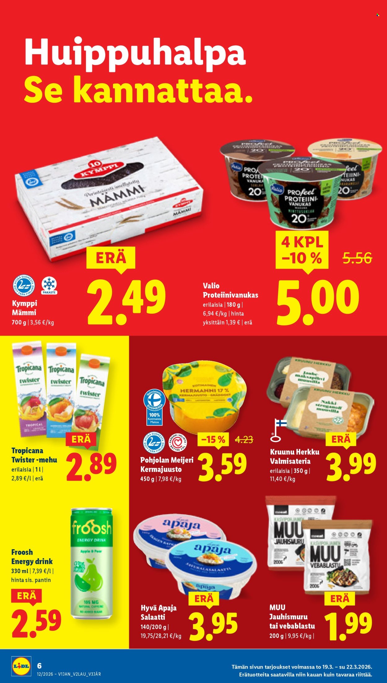 Lidl tarjoukset - 19.03.2026 - 25.03.2026. Sivu 6
