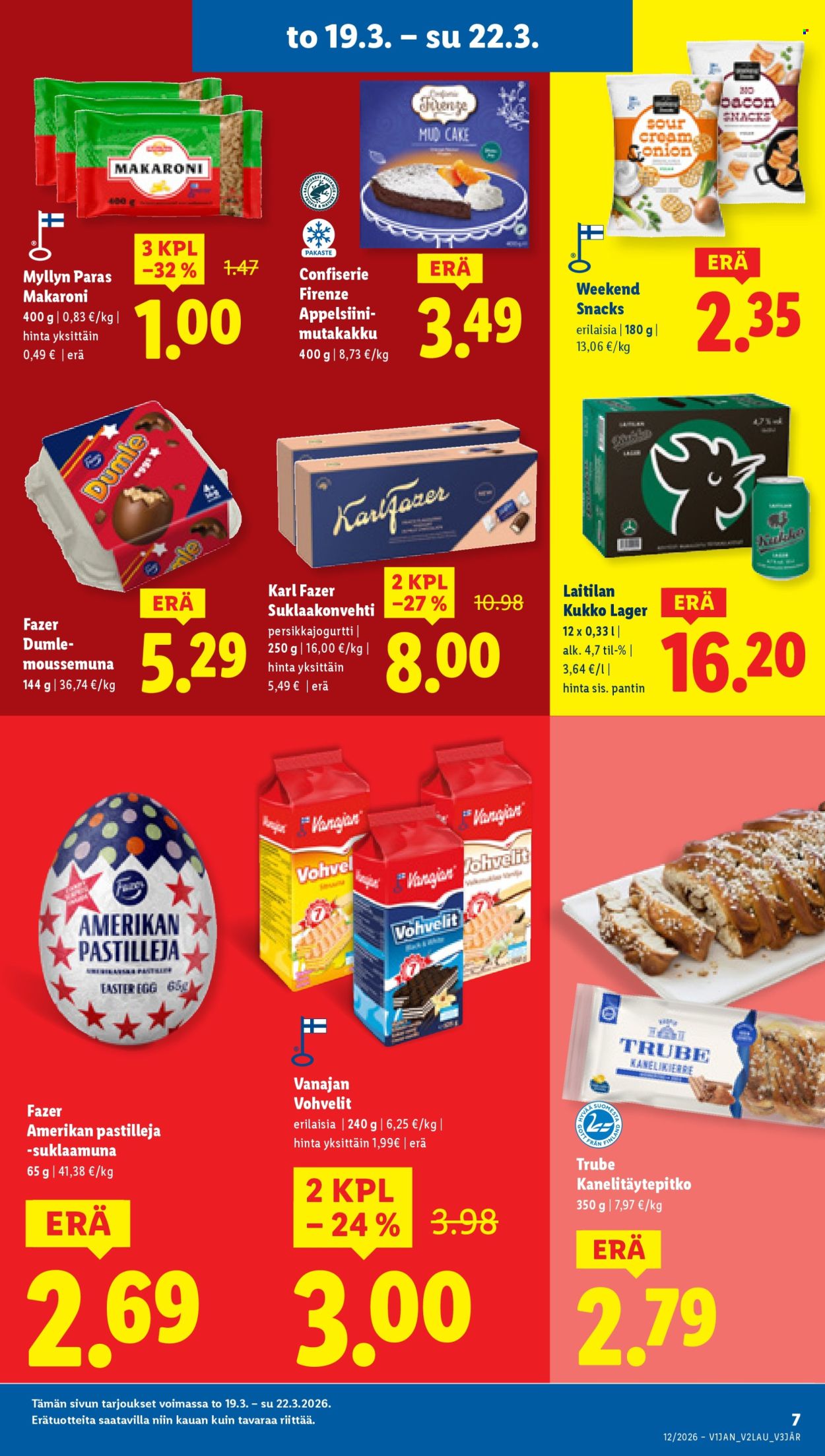 Lidl tarjoukset - 19.03.2026 - 25.03.2026. Sivu 7