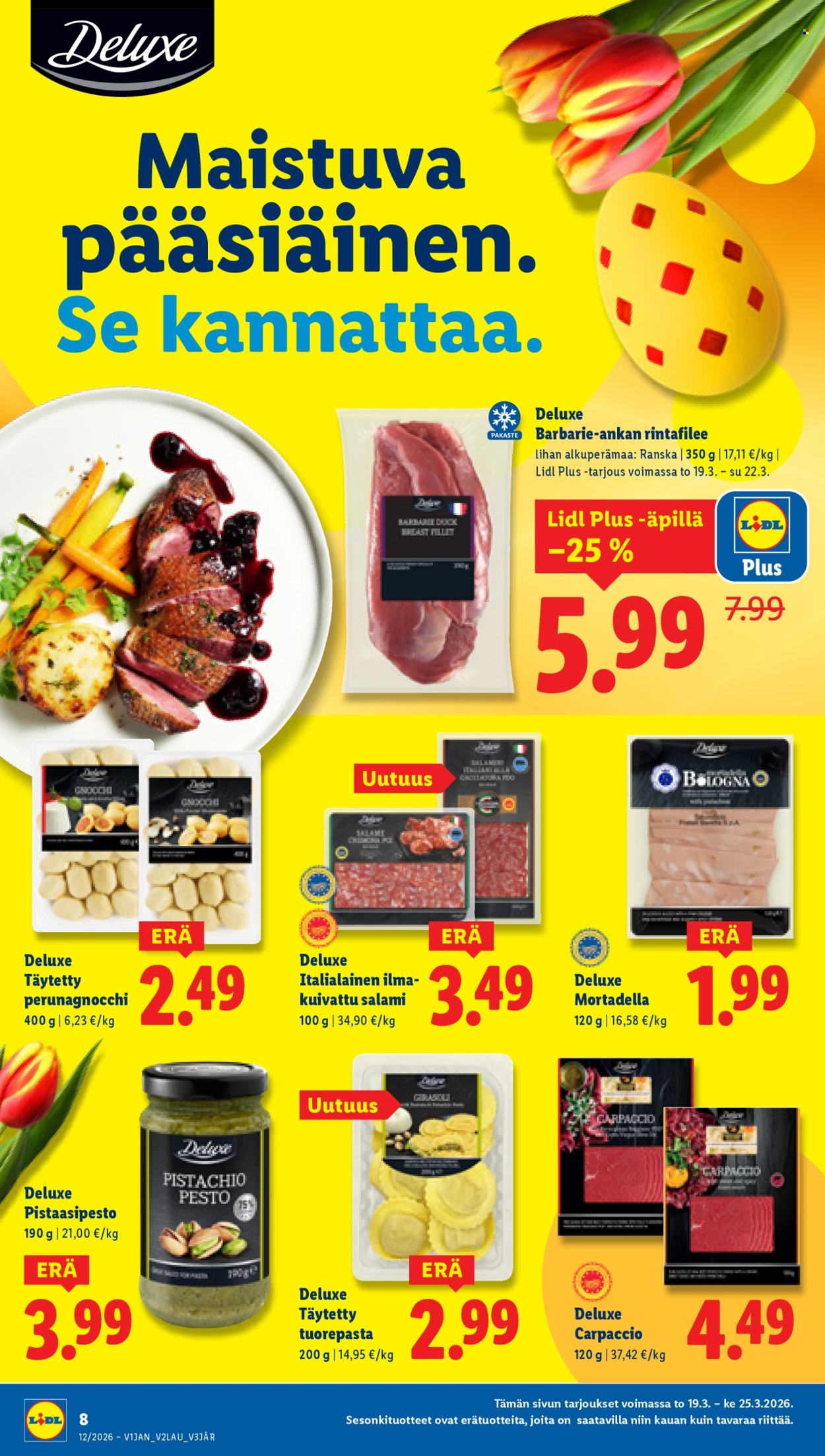 Lidl tarjoukset - 19.03.2026 - 25.03.2026. Sivu 8