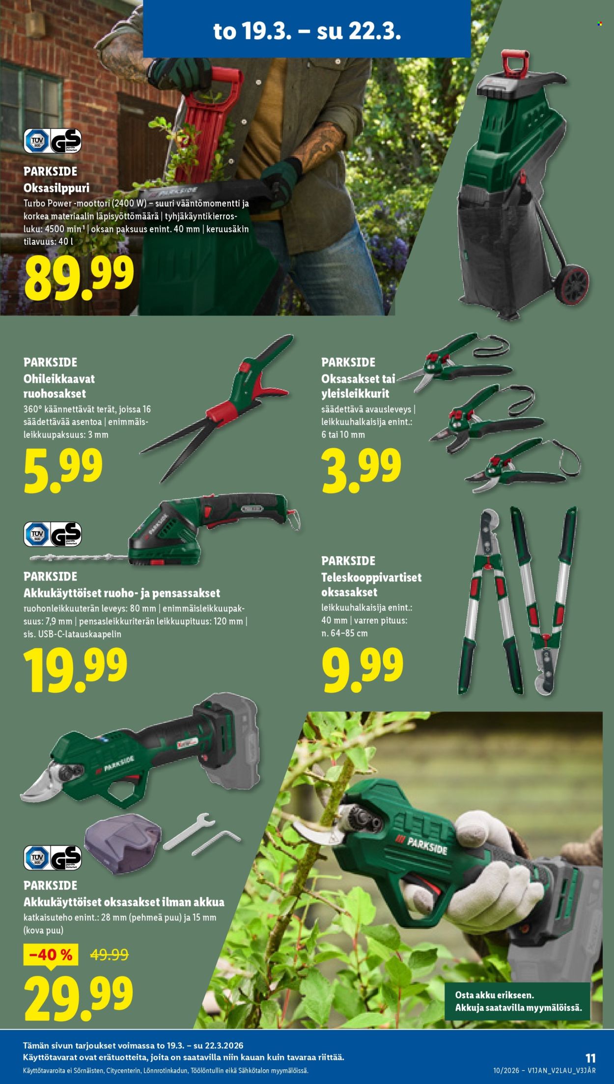 Lidl tarjoukset - 19.03.2026 - 25.03.2026. Sivu 15