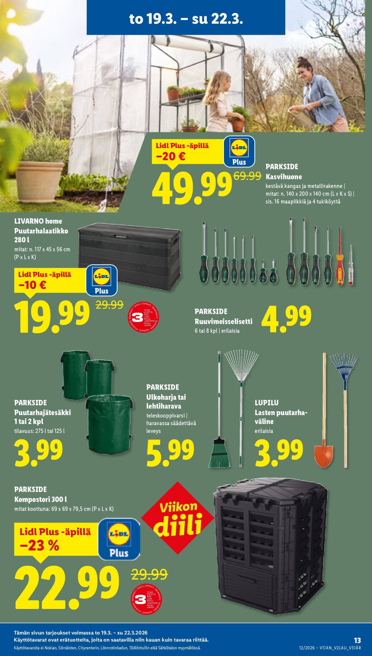 Lidl tarjoukset - 19.03.2026 - 25.03.2026. Sivu 17