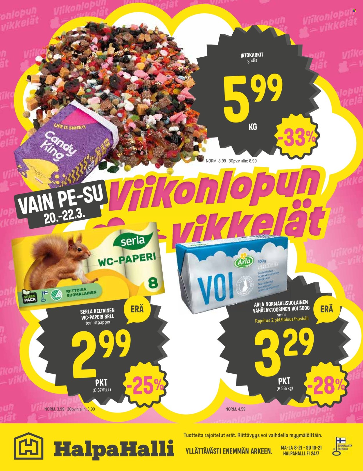 HalpaHalli tarjoukset - 18.03.2026 - 24.03.2026. Sivu 12