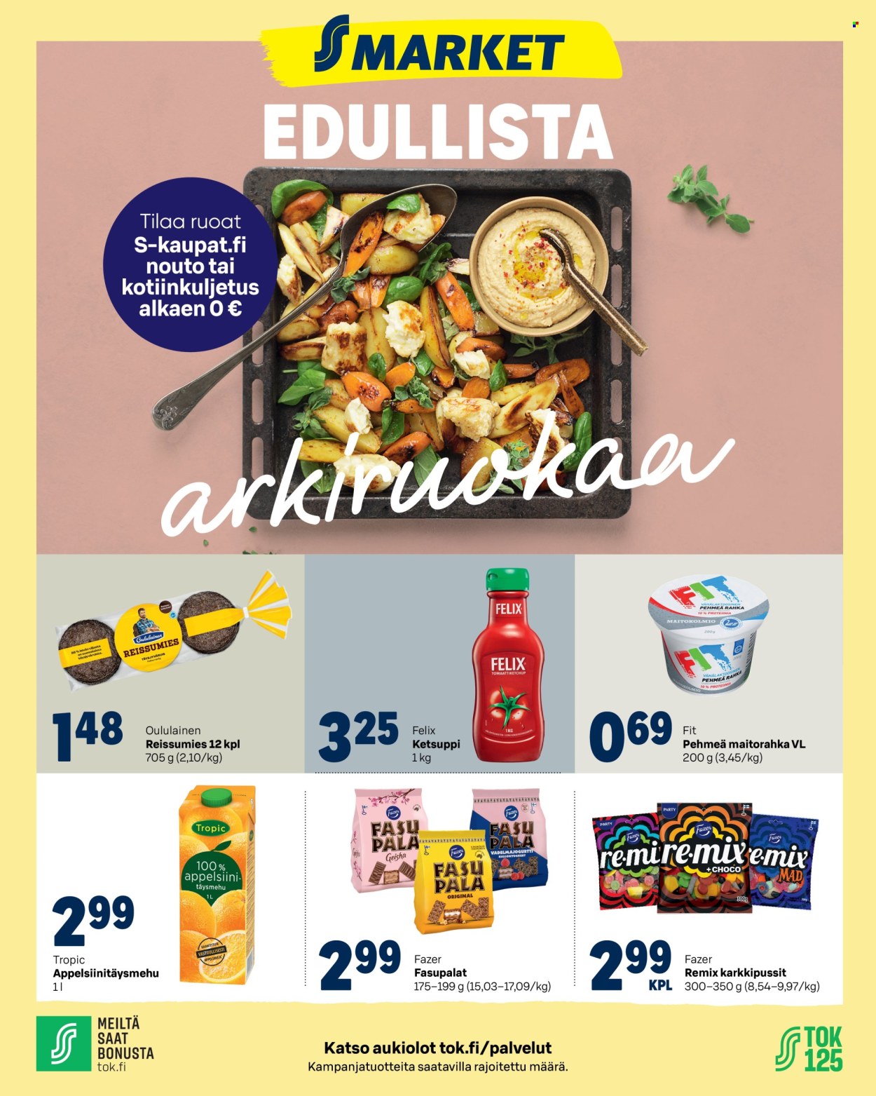 S-market tarjoukset - 18.03.2026 - 22.03.2026. Sivu 1