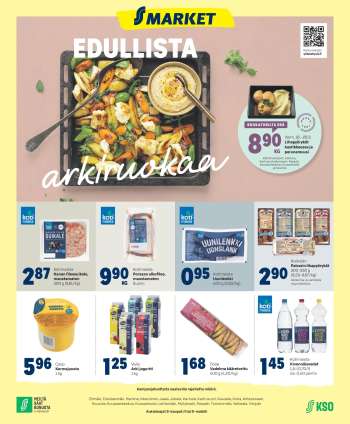 S-market tarjoukset  - 18.03.2026 - 22.03.2026.