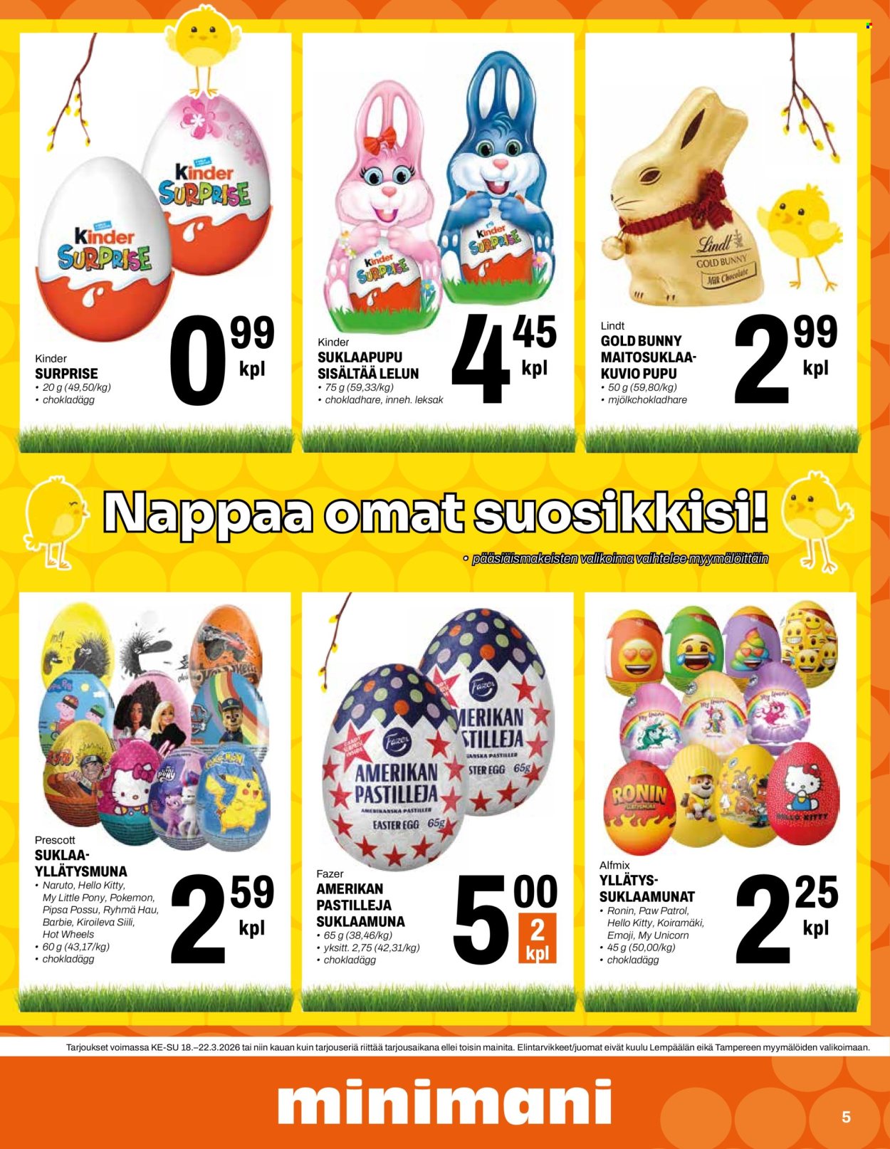 Minimani tarjoukset - 18.03.2026 - 22.03.2026. Sivu 5