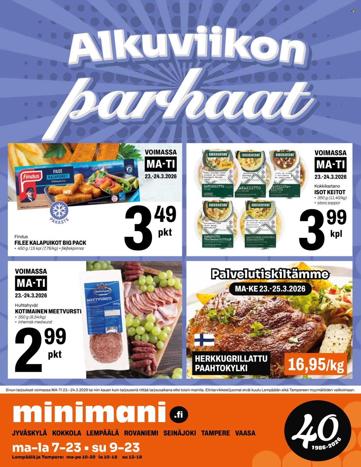 Minimani tarjoukset - 18.03.2026 - 22.03.2026. Sivu 12