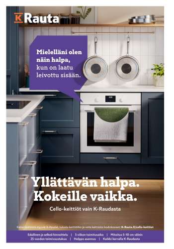 K-Rauta tarjoukset  - 18.03.2026 - 31.03.2026.
