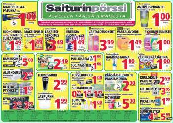 Saiturinpörssi tarjoukset  - 19.03.2026 - 25.03.2026.