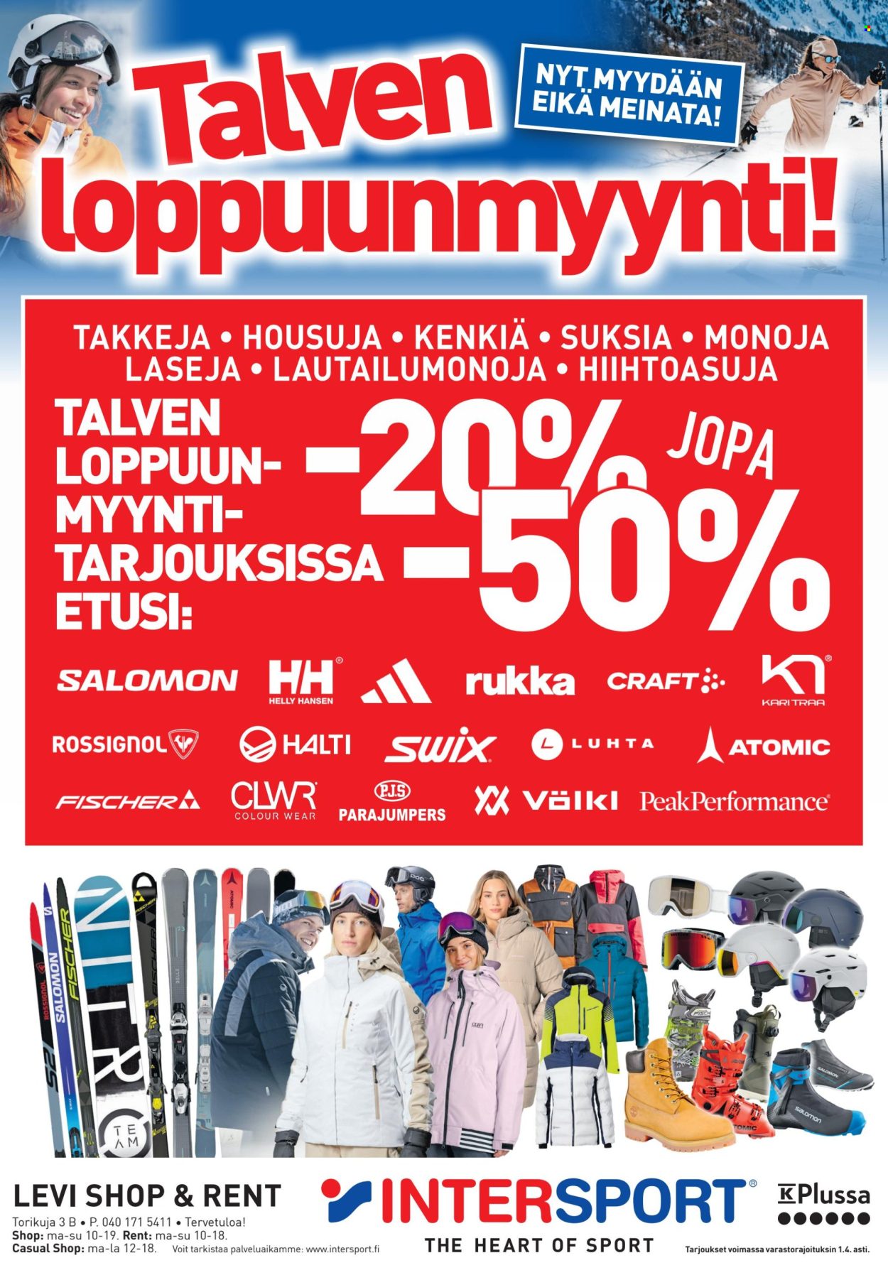 Intersport tarjoukset - 21.03.2026 - 01.04.2026. Sivu 1