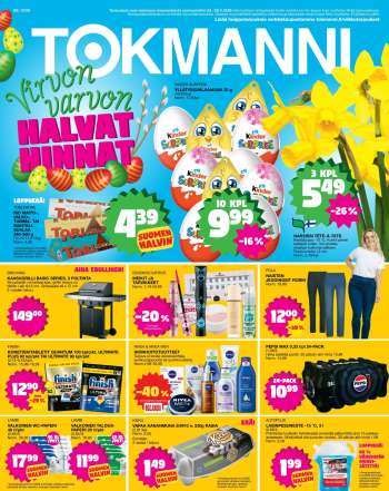 Tokmanni tarjoukset  - 23.03.2026 - 29.03.2026.