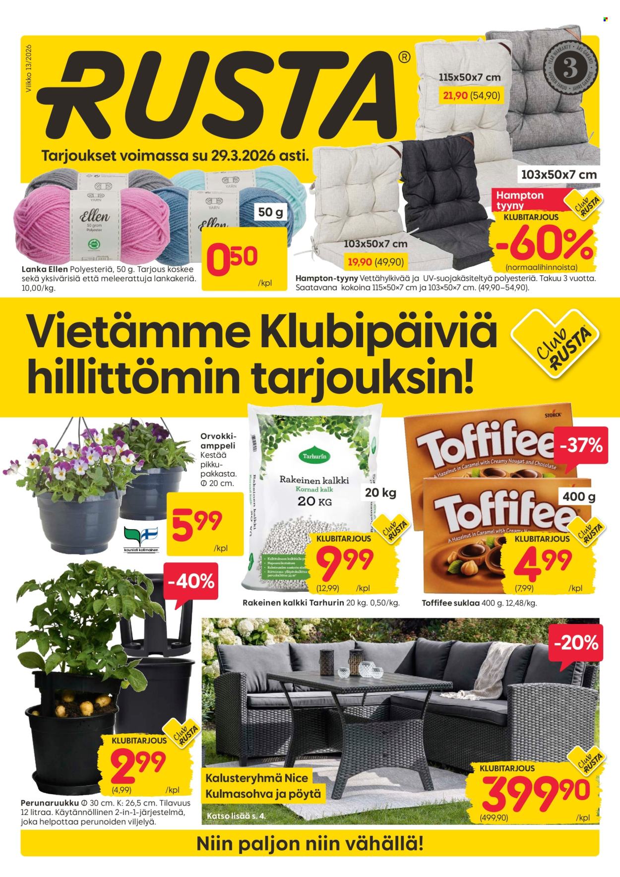 Rusta tarjoukset - 23.03.2026 - 29.03.2026. Sivu 1