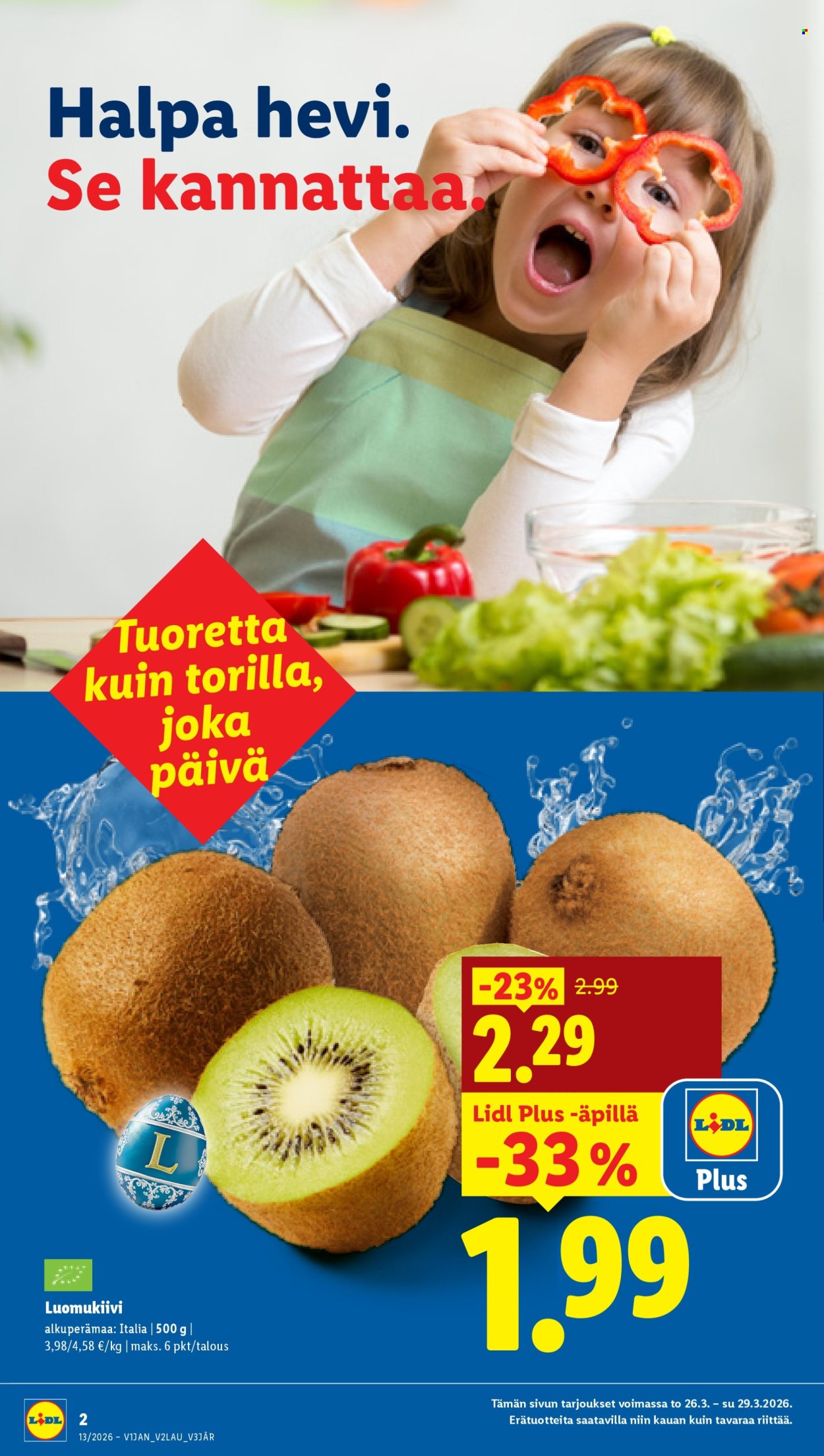 Lidl tarjoukset - 26.03.2026 - 31.03.2026. Sivu 2