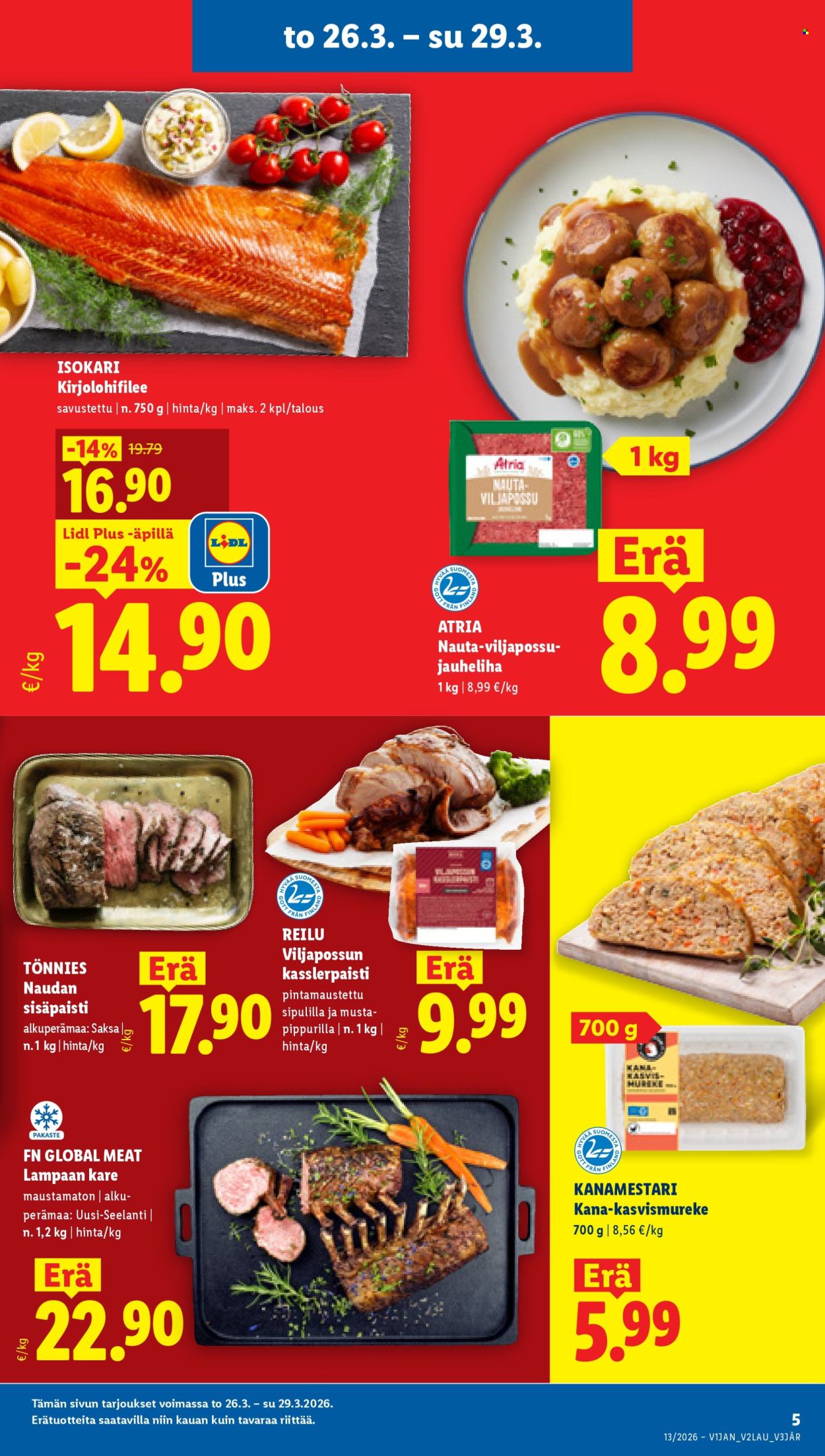Lidl tarjoukset - 26.03.2026 - 31.03.2026. Sivu 5