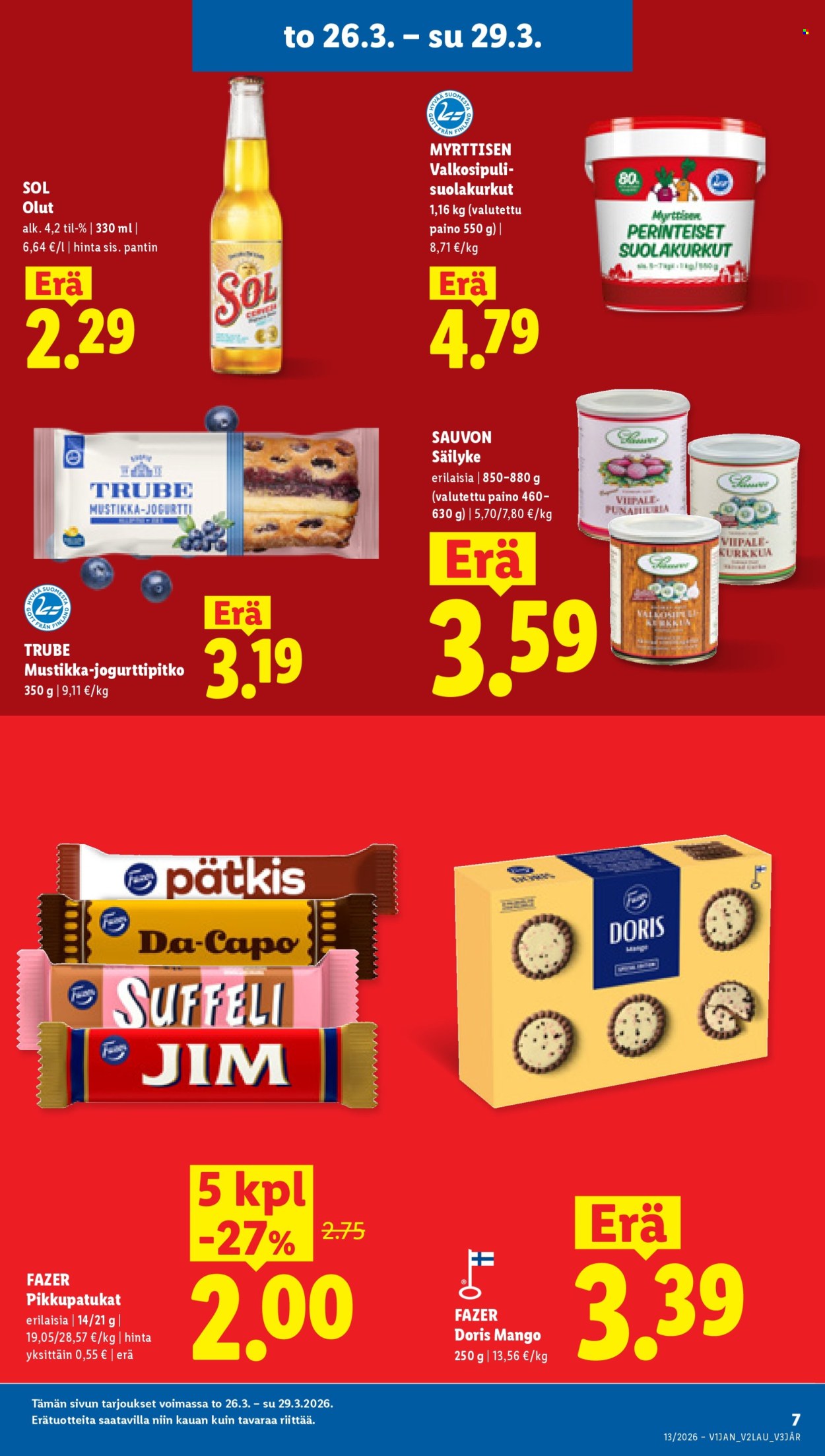 Lidl tarjoukset - 26.03.2026 - 31.03.2026. Sivu 7