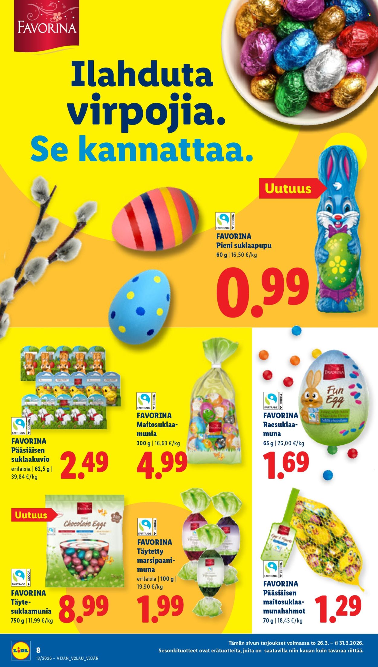 Lidl tarjoukset - 26.03.2026 - 31.03.2026. Sivu 8