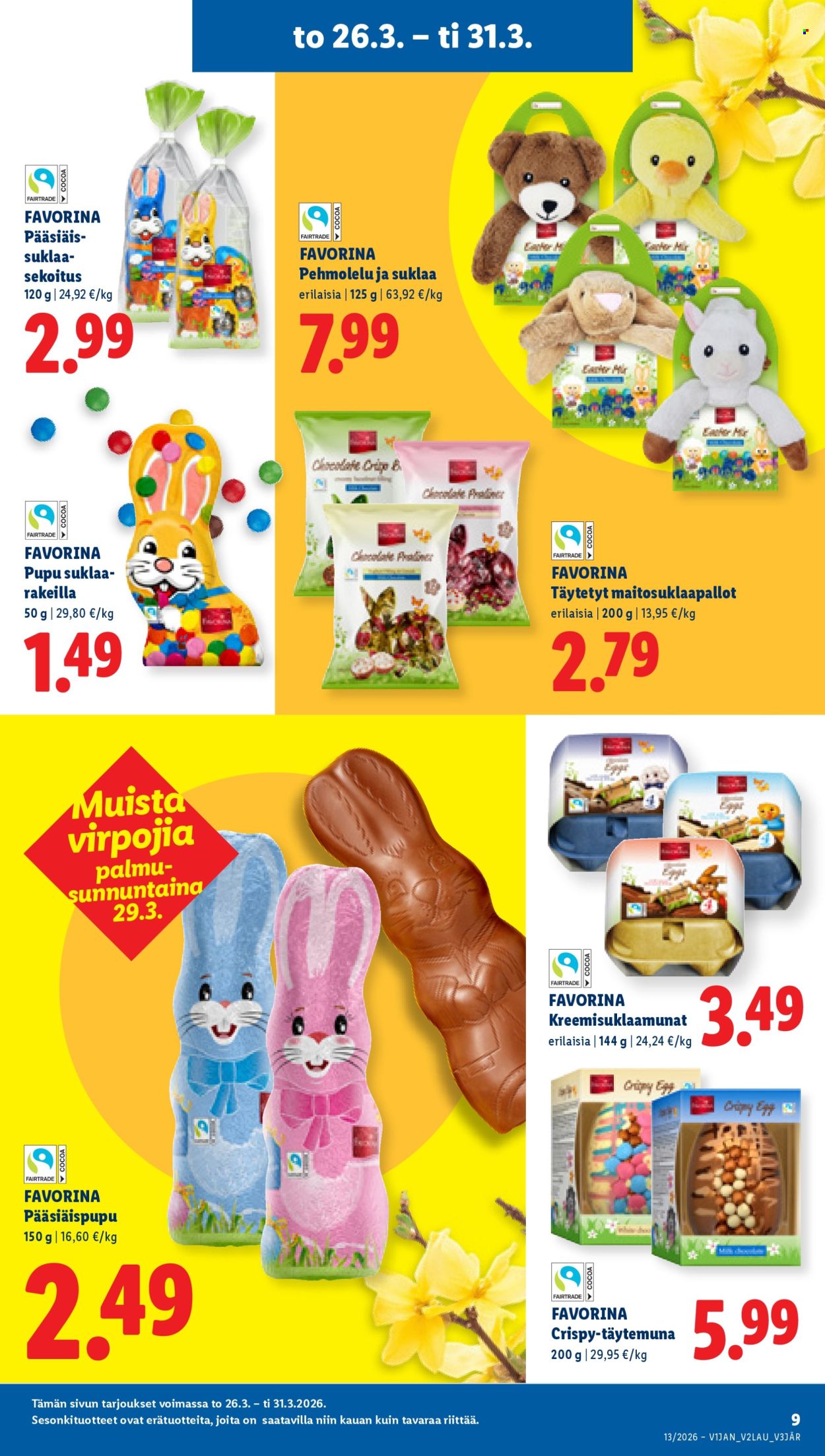 Lidl tarjoukset - 26.03.2026 - 31.03.2026. Sivu 9