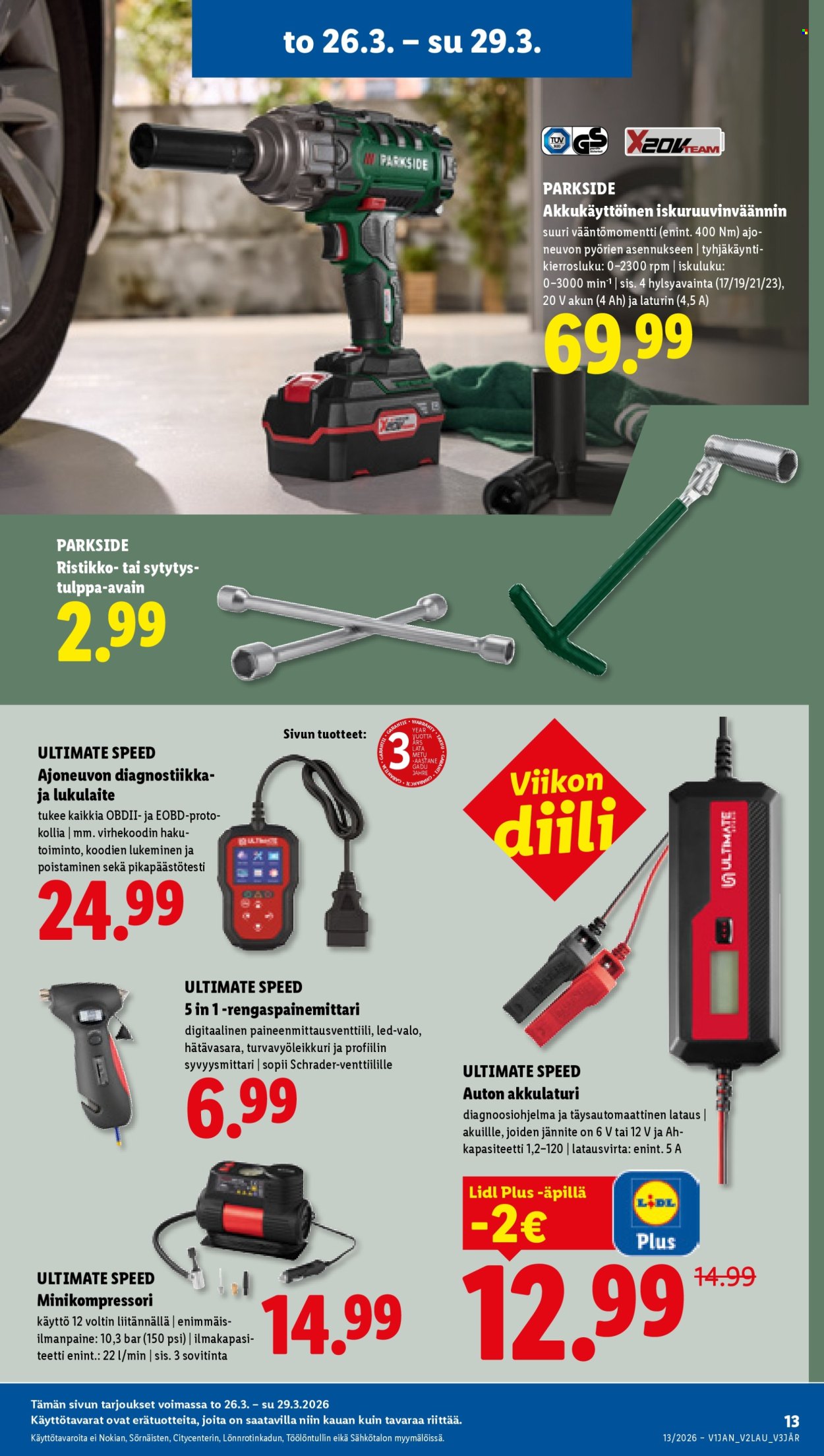 Lidl tarjoukset - 26.03.2026 - 31.03.2026. Sivu 17