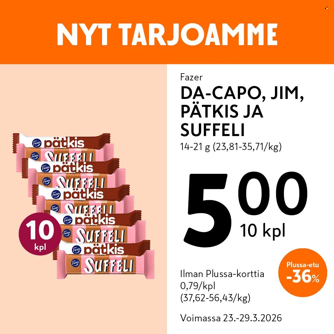 K-market tarjoukset - 23.03.2026 - 29.03.2026. Sivu 1