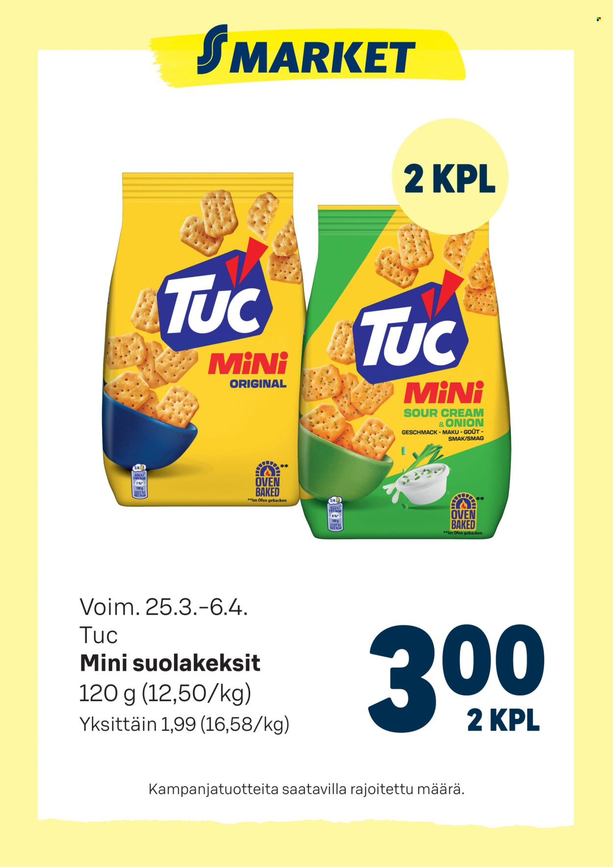 S-market tarjoukset - 25.03.2026 - 06.04.2026. Sivu 1