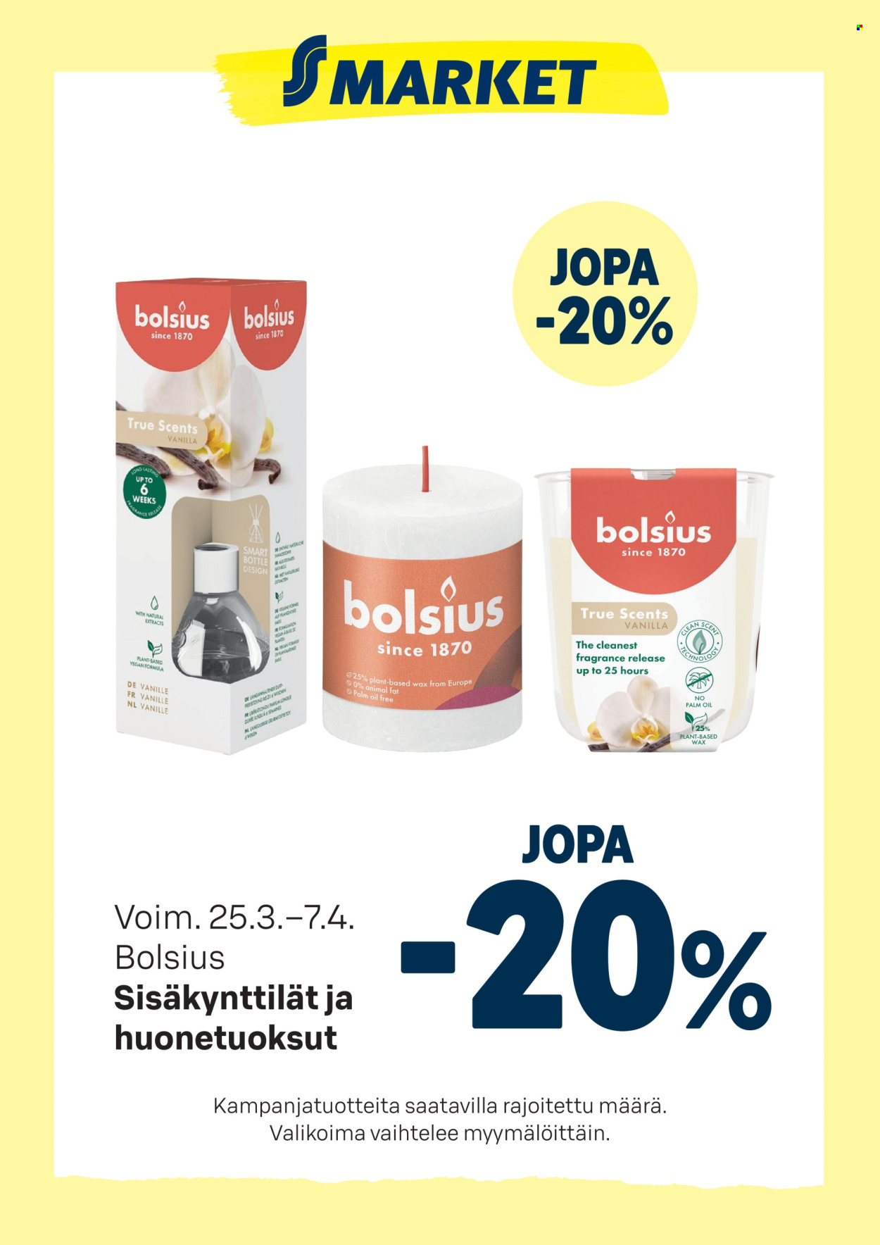 S-market tarjoukset - 25.03.2026 - 07.04.2026. Sivu 1