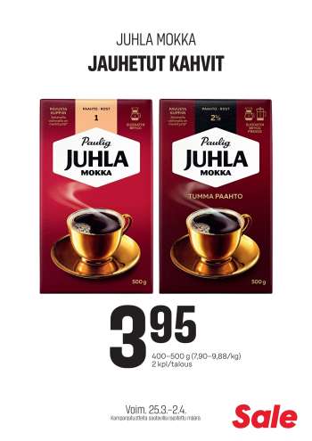 Sale tarjoukset  - 25.03.2026 - 02.04.2026.