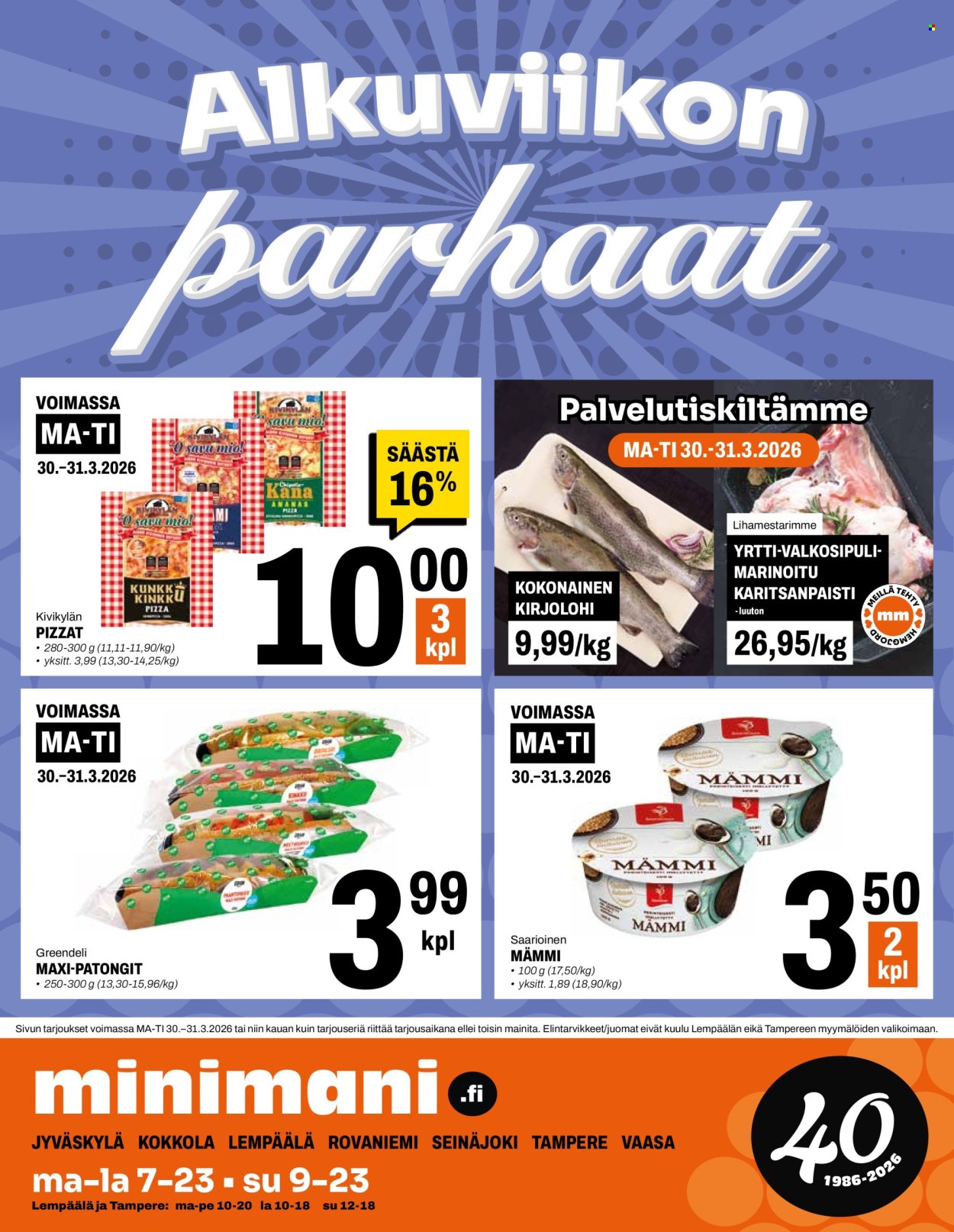 Minimani tarjoukset - 25.03.2026 - 29.03.2026. Sivu 16