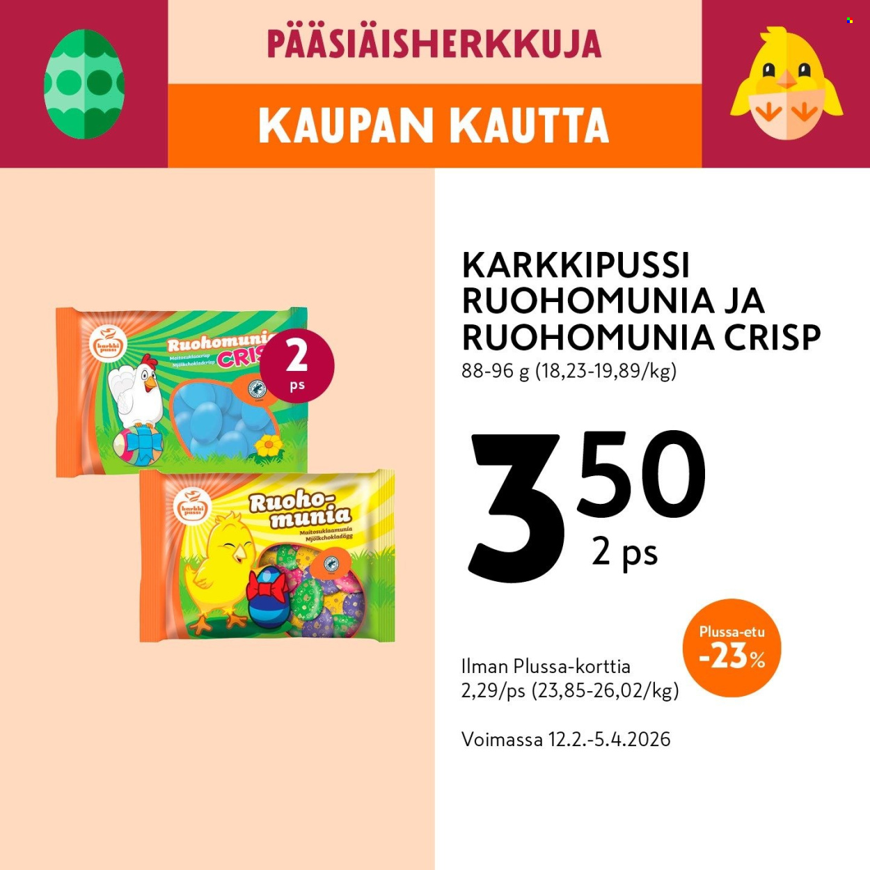 K-market tarjoukset - 12.02.2026 - 05.04.2026. Sivu 3