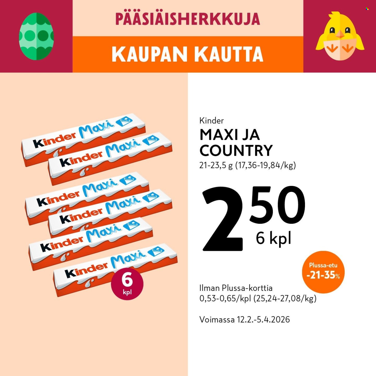 K-market tarjoukset - 12.02.2026 - 05.04.2026. Sivu 10