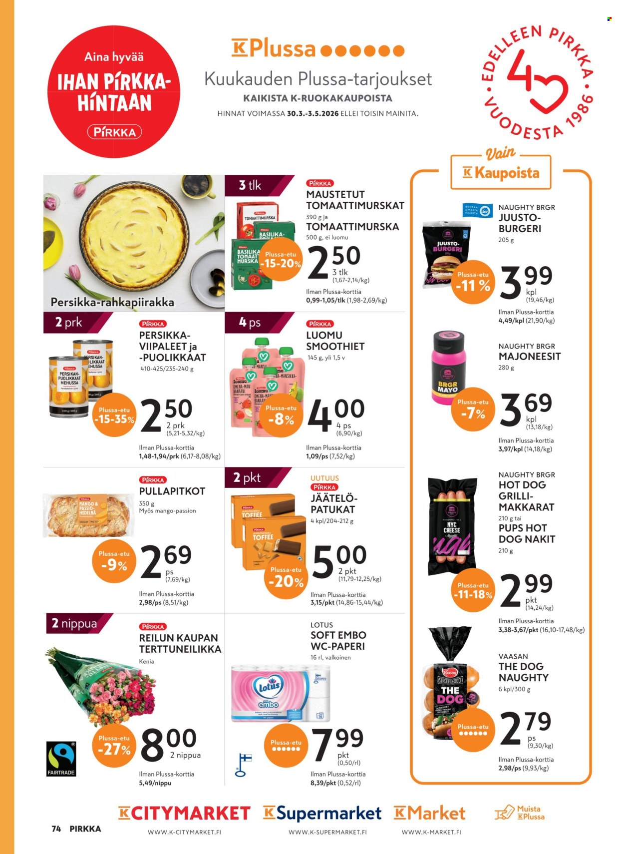 K-market tarjoukset - 25.03.2026 - 05.05.2026. Sivu 74