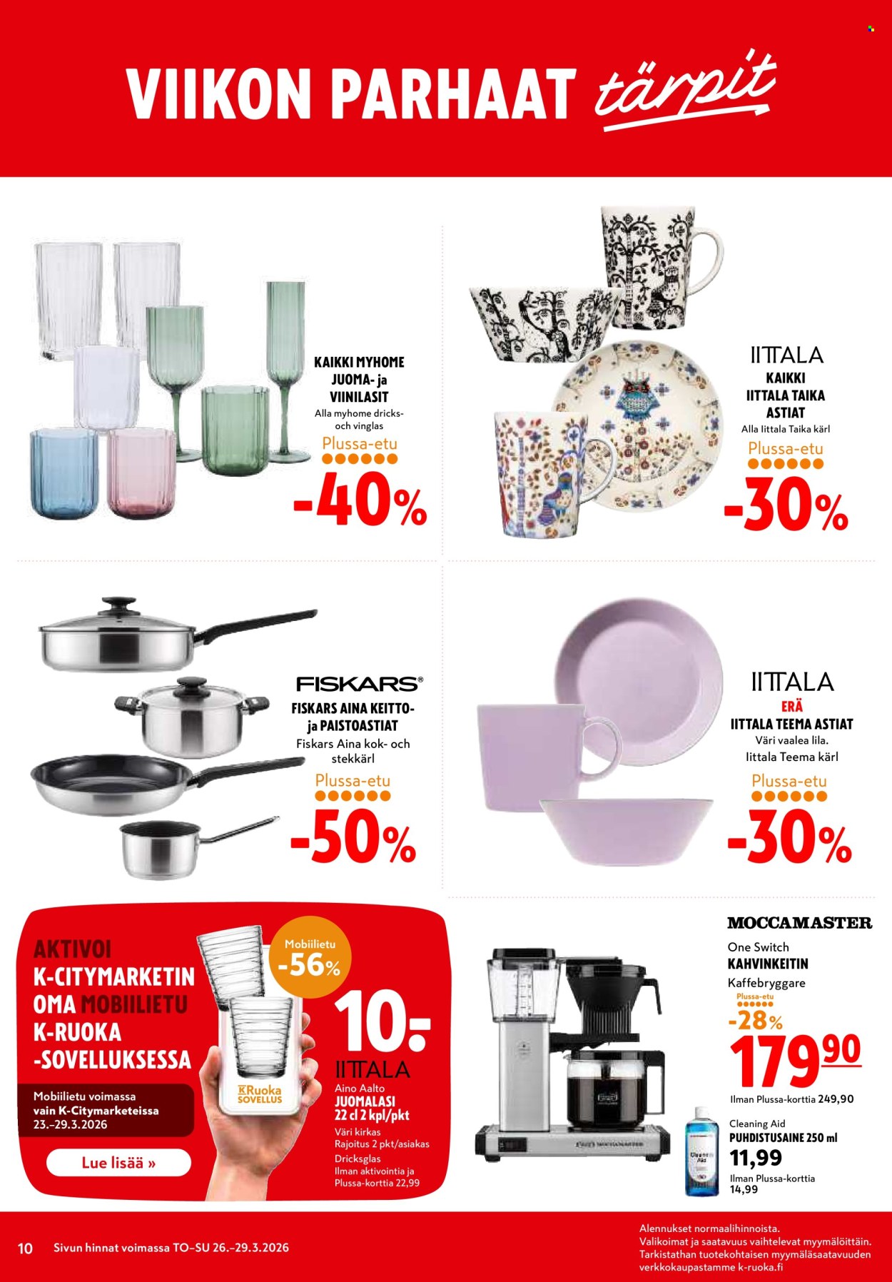 K-citymarket tarjoukset - 26.03.2026 - 29.03.2026. Sivu 10