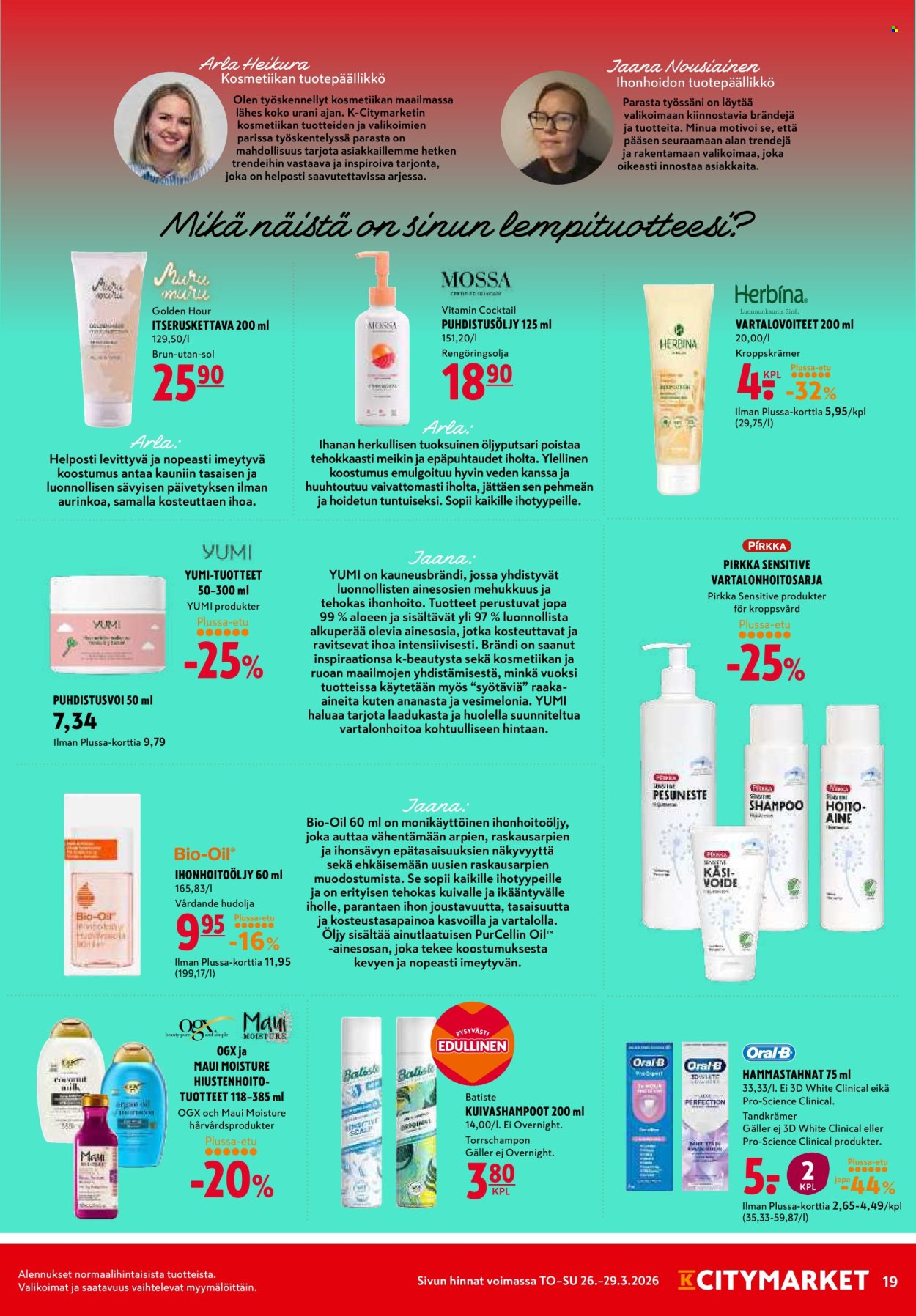 K-citymarket tarjoukset - 26.03.2026 - 29.03.2026. Sivu 19