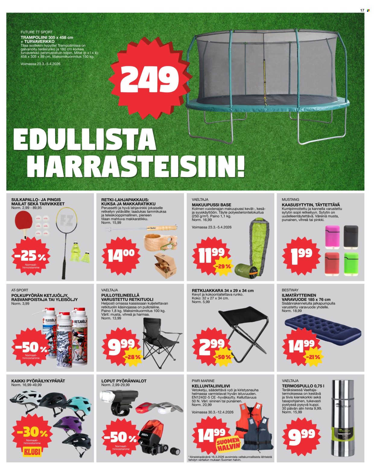 Tokmanni tarjoukset - 30.03.2026 - 05.04.2026. Sivu 17