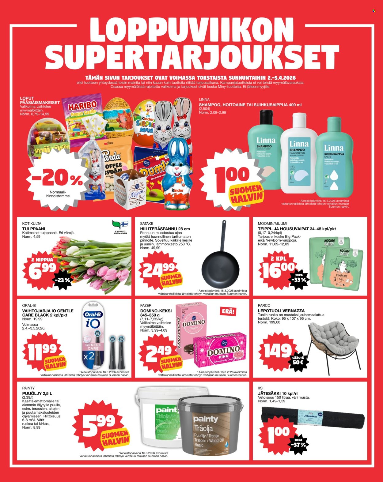 Tokmanni tarjoukset - 30.03.2026 - 05.04.2026. Sivu 24