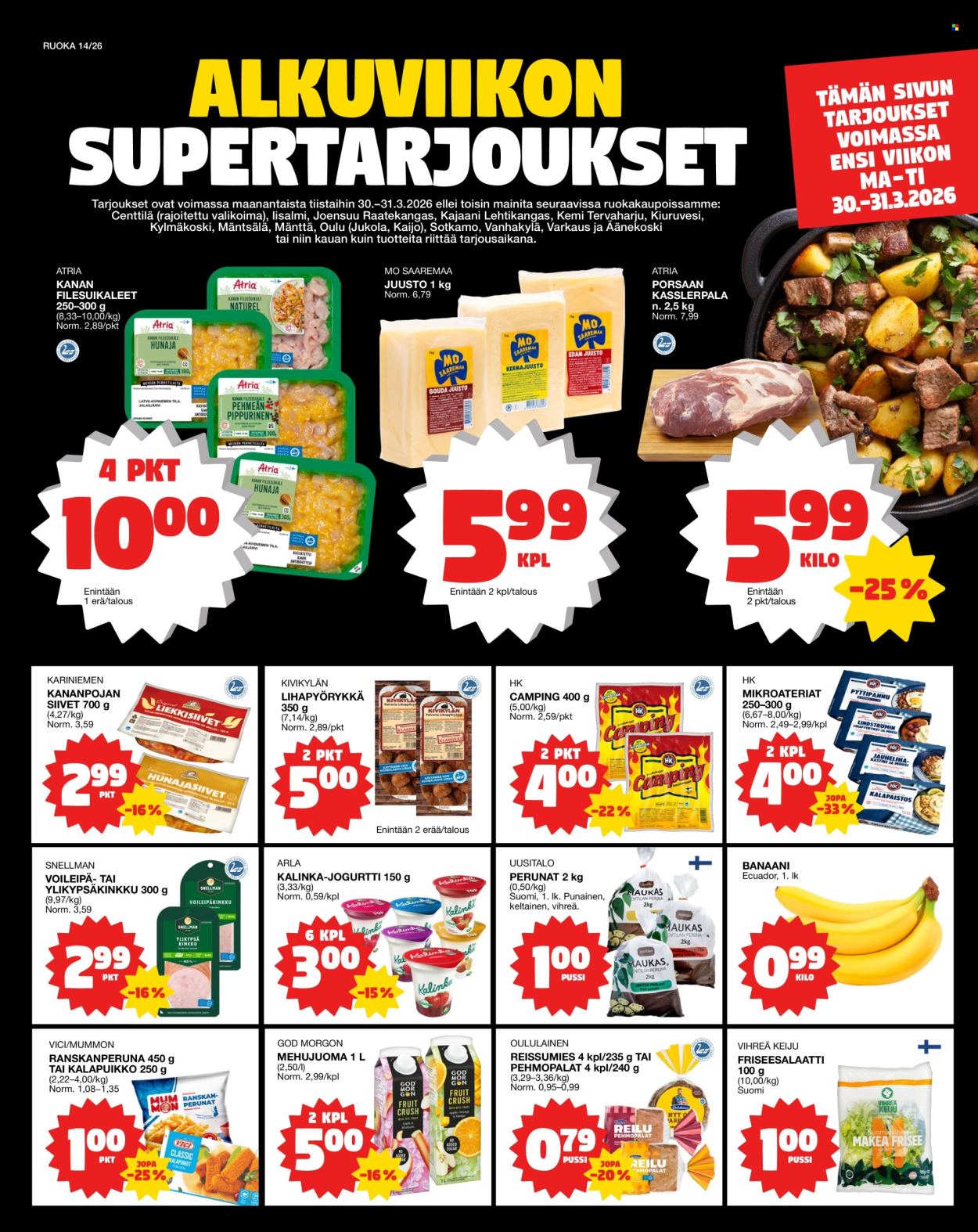 Tokmanni tarjoukset - 30.03.2026 - 31.03.2026. Sivu 1