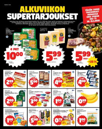 Tokmanni tarjoukset  - 30.03.2026 - 31.03.2026.