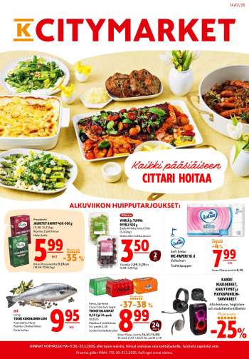 K-citymarket tarjoukset  - 30.03.2026 - 01.04.2026.
